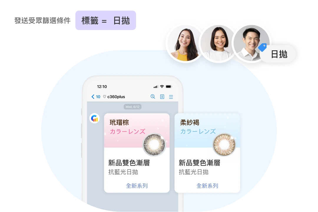 篩選標籤好友，精準發送訊息